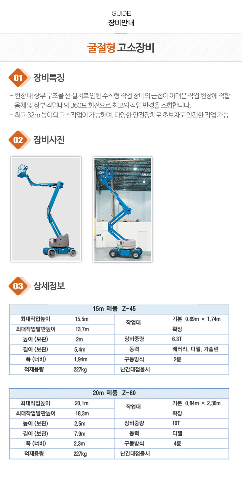 상하고소작업대리프트렌탈_내용